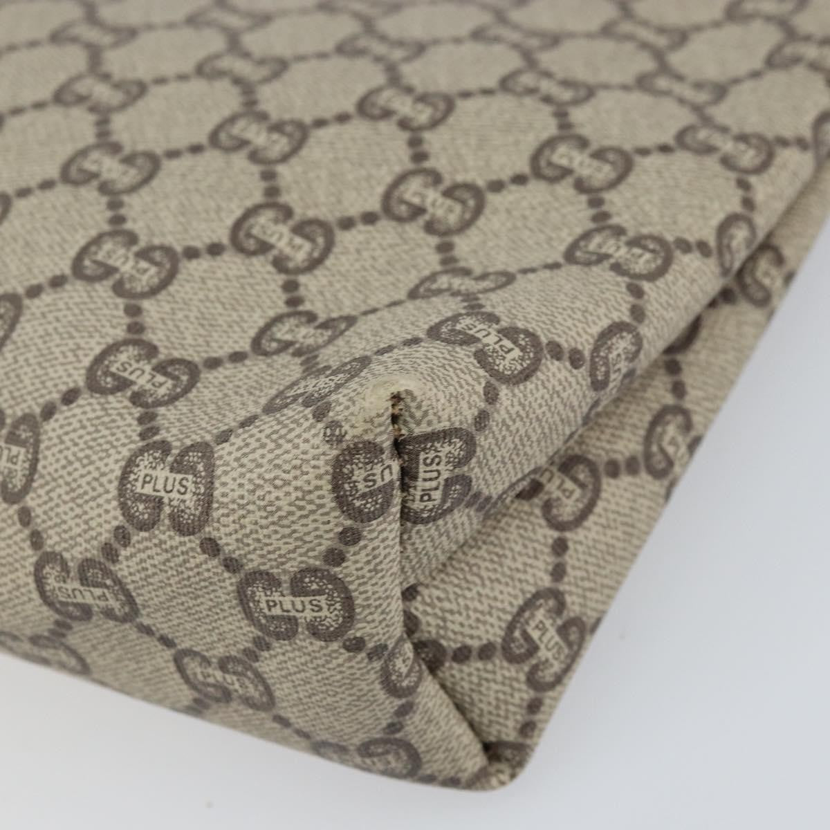 Gucci GG Plus Supreme Pouch Canvas, BEIGE, CANVAS, Clutche & pouche