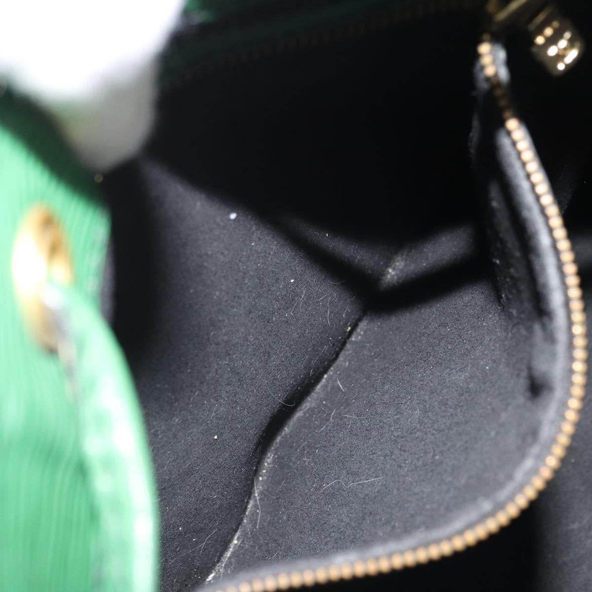Louis Vuitton Petit Noe Handbag Epi Leather, Green, Leather, Shoulder Bag