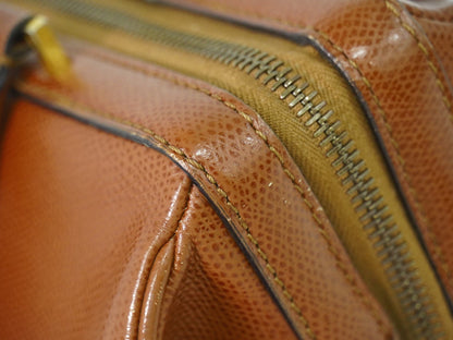 Celine Handbag Leather, BROWN, LEATHER, Handbag