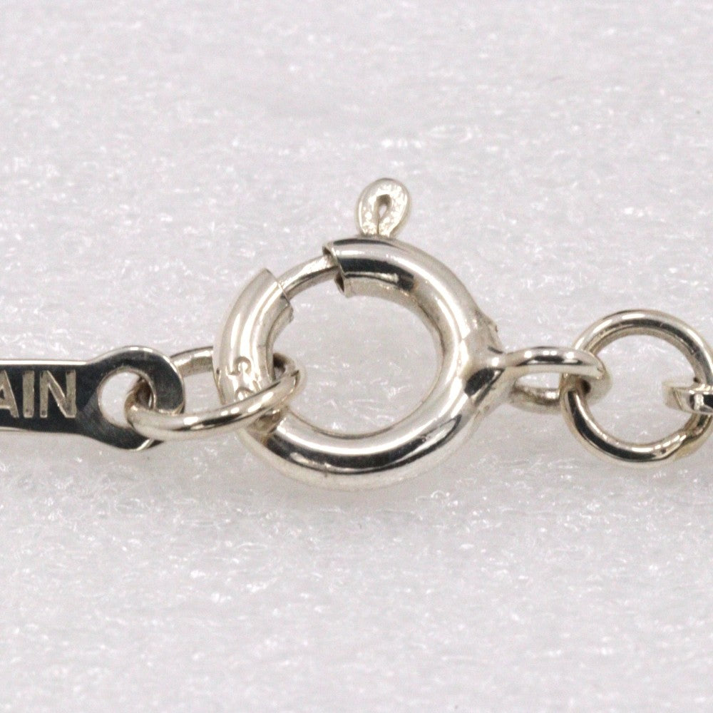 Tiffany & Co. Elsa Peretti Open Heart Pendant Necklace Sterling Silver, SILVER, SILVER, Necklace