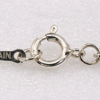 Tiffany & Co. Elsa Peretti Open Heart Pendant Necklace Sterling Silver, SILVER, SILVER, Necklace