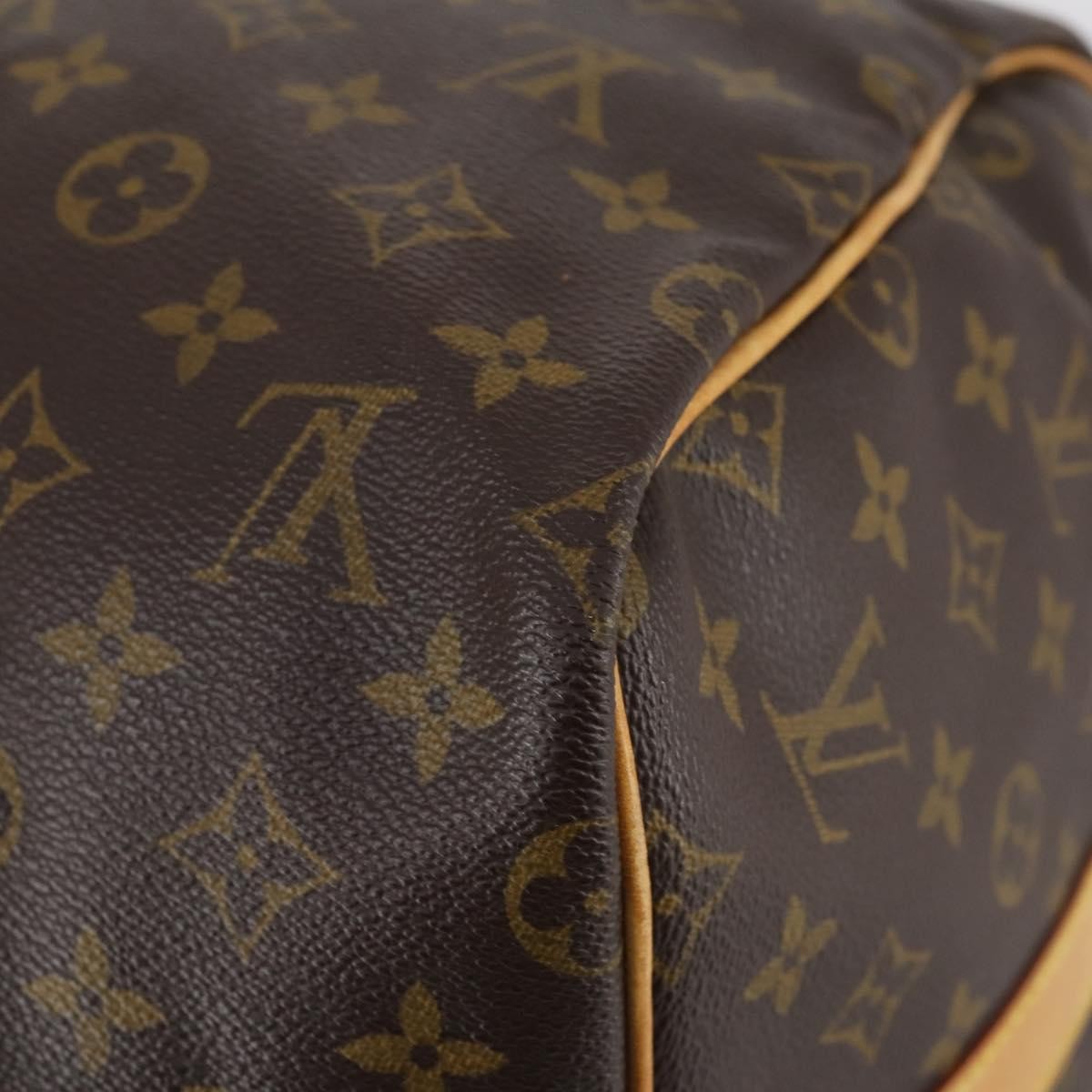 Louis Vuitton Keepall Bandouliere Bag Monogram Canvas, BROWN, CANVAS, Travel bag