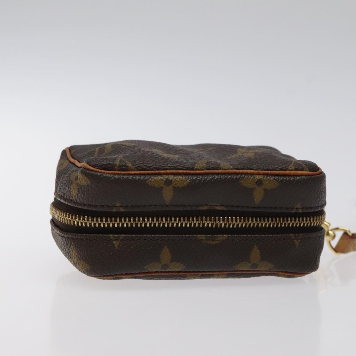 Louis Vuitton Wapiti Trousse Pouch Monogram Canvas, BROWN, CANVAS, Clutche & pouche