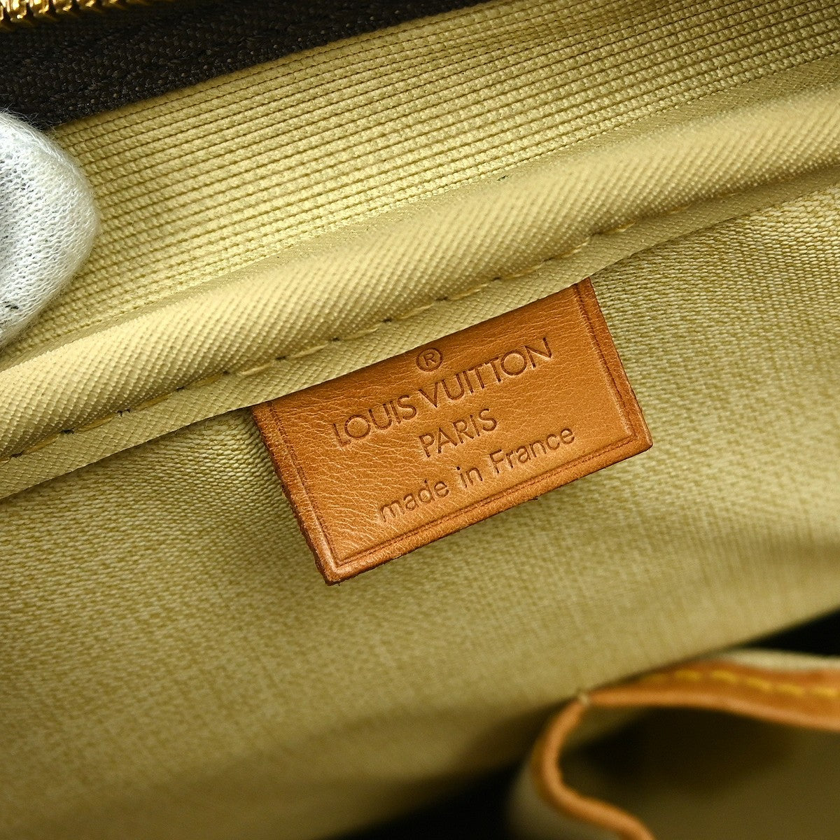 Louis Vuitton Deauville Handbag Monogram Canvas, BROWN, CANVAS, Handbag
