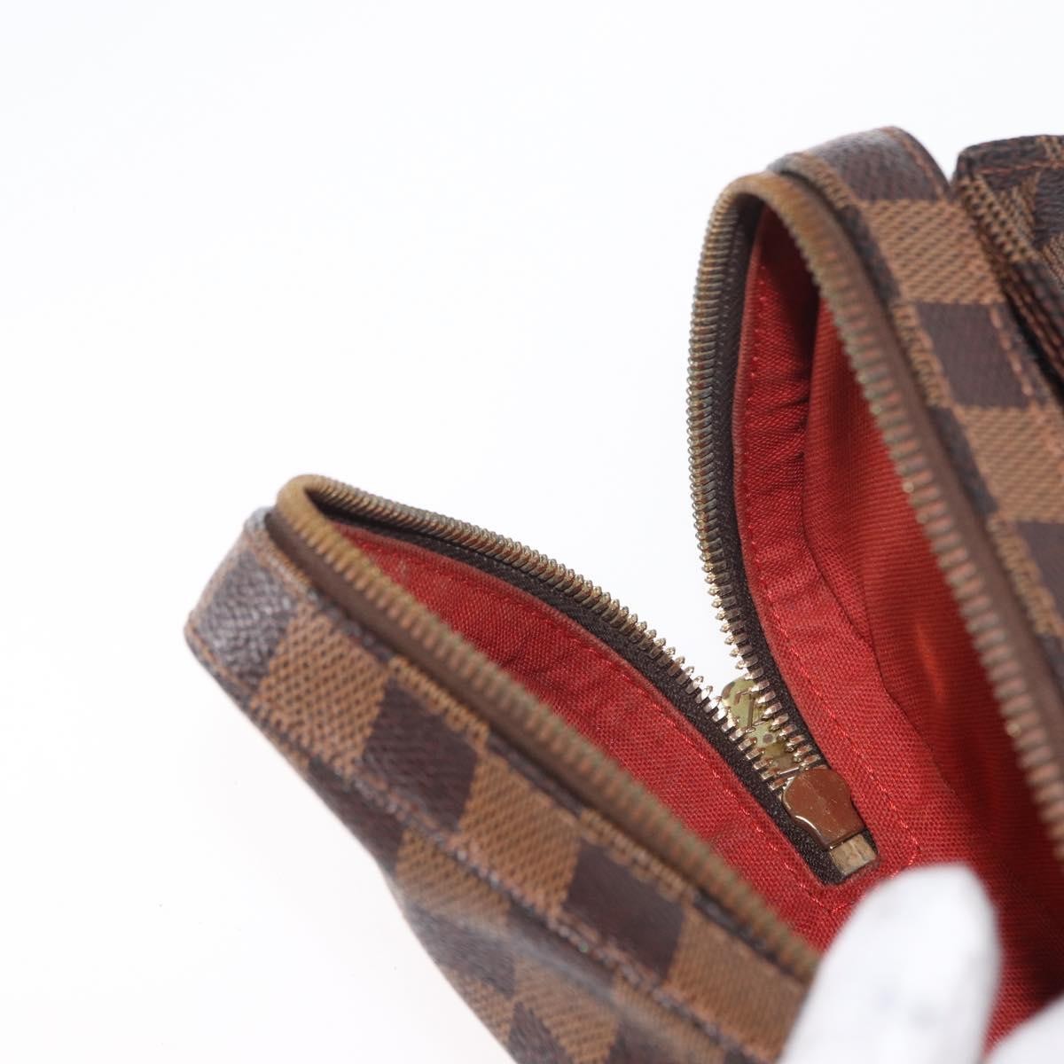 Louis Vuitton Geronimos Waist Bag Damier, Brown, Canvas, Clutch