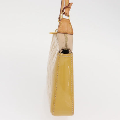 Louis Vuitton Pochette Accessoires NM Monogram Vernis, YELLOW, PATENT_LEATHER, Clutche & pouche