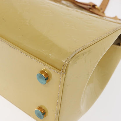 Louis Vuitton Brea Handbag Monogram Vernis, BEIGE, PATENT_LEATHER, Handbag