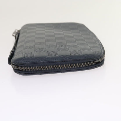 Louis Vuitton Organiser Atholl Leather, BLACK, LEATHER, Clutche & pouche