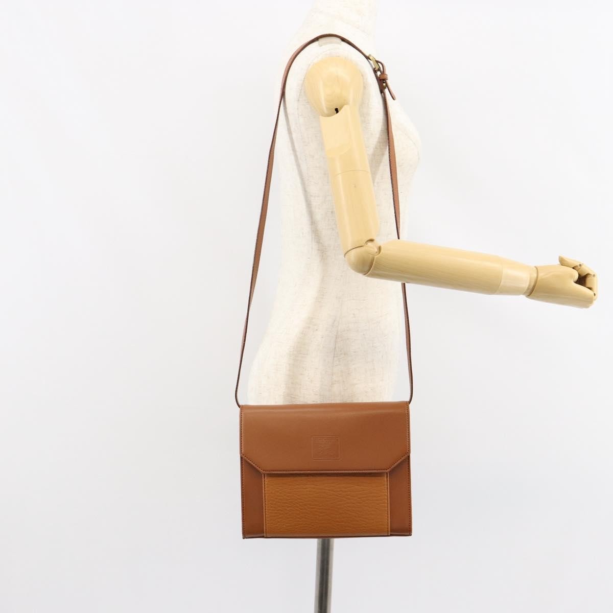 Burberry Vintage Shoulder Bag Leather, BROWN, LEATHER, Shoulder bag