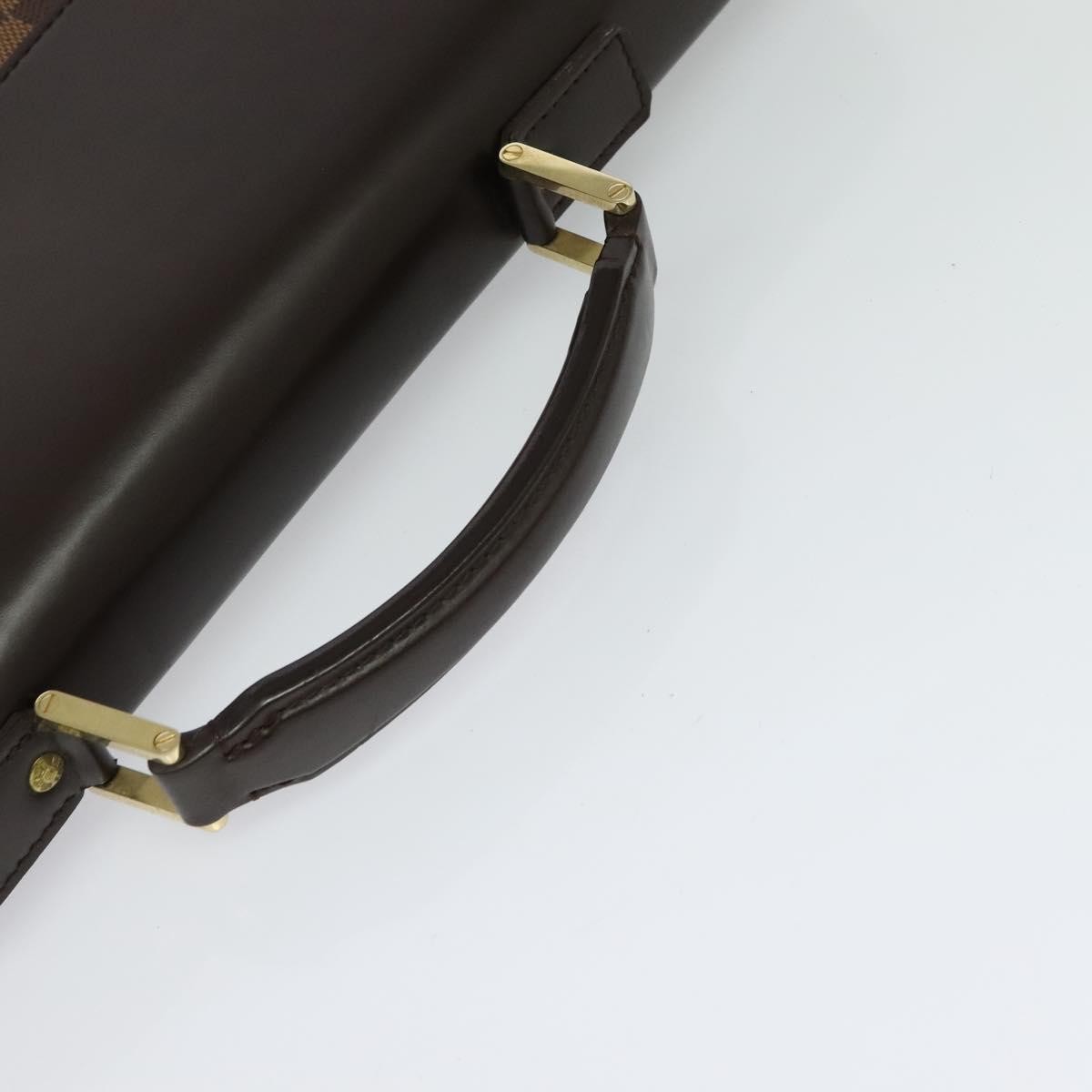 Louis Vuitton Altona Bag Damier, BROWN, CANVAS, Briefcase