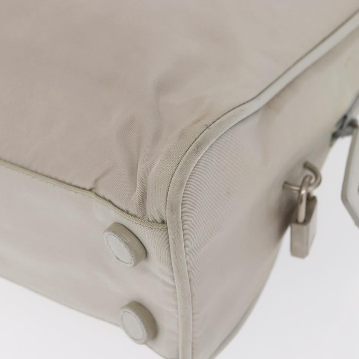 Prada Vintage Tote Nylon, WHITE, NYLON, Tote bag