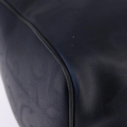 Christian Dior Lady Dior Boston Bag Canvas, NAVY, CANVAS, Travel bag