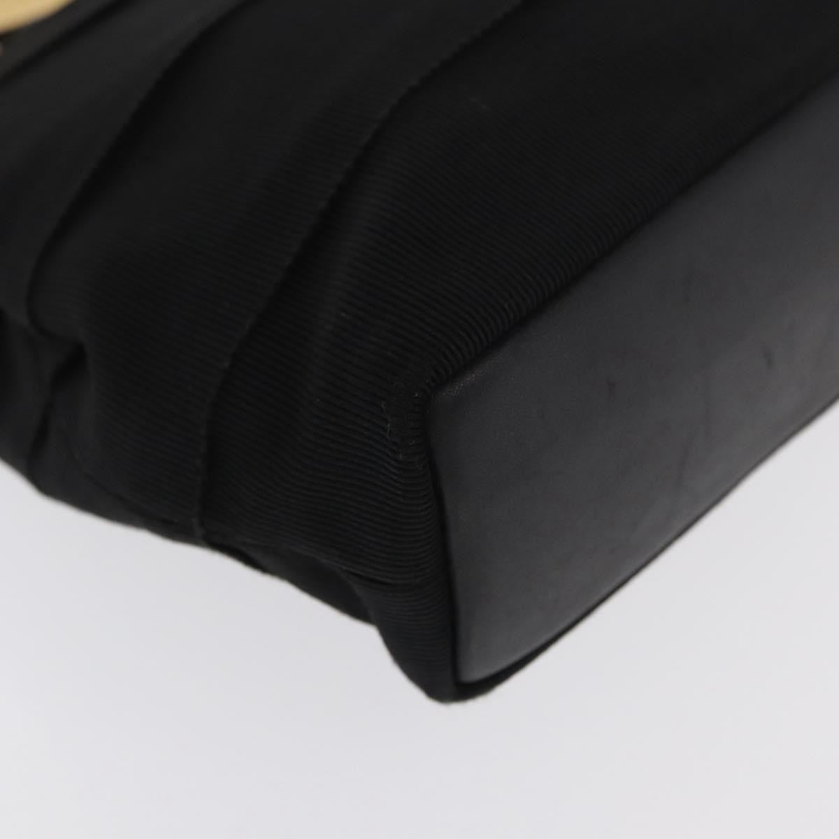 Salvatore Ferragamo Vala Clutch bag Nylon, BLACK, NYLON, Clutche & pouche