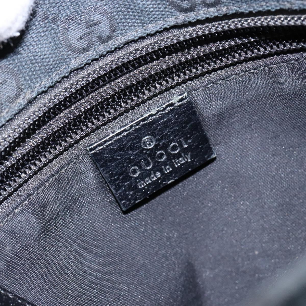 Gucci Web Strap Zip Messenger Bag GG Canvas, BLACK, CANVAS, Shoulder bag