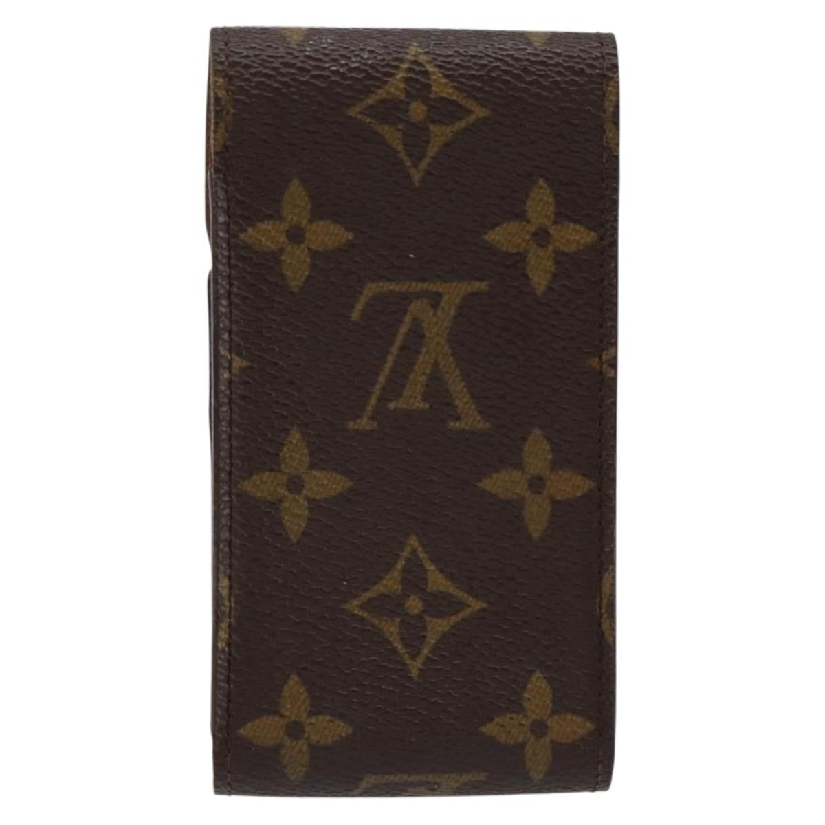 Louis Vuitton Etui Cigarette Case Monogram canvas, BROWN, CANVAS, Toiletry Case