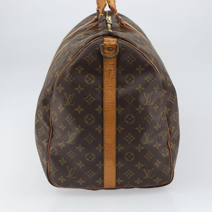 Louis Vuitton Keepall Bandouliere Bag Monogram Canvas, BROWN, CANVAS, Travel bag