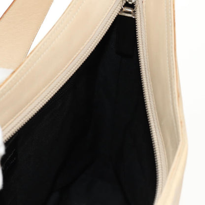 Salvatore Ferragamo Vintage Shoulder Bag Nylon, Beige, Nylon, Shoulder Bag