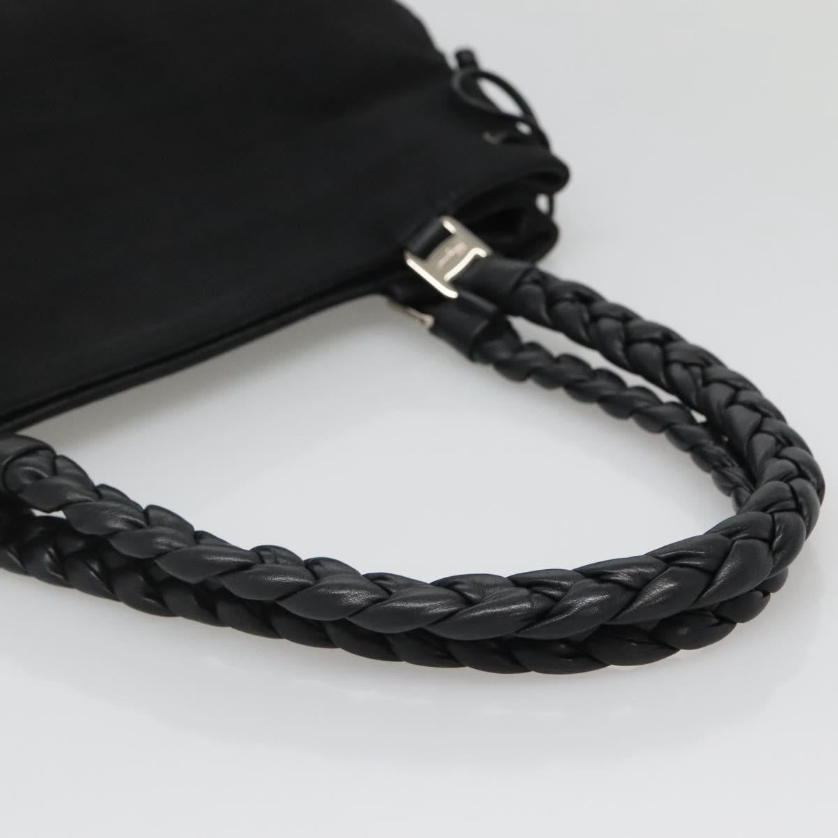 Salvatore Ferragamo Vala tote Canvas, BLACK, CANVAS, Tote bag