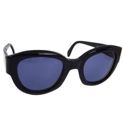 Chanel CHANEL Logo Sunglasses Eye Wear Plastic, Black, Plastic, Sunglasses