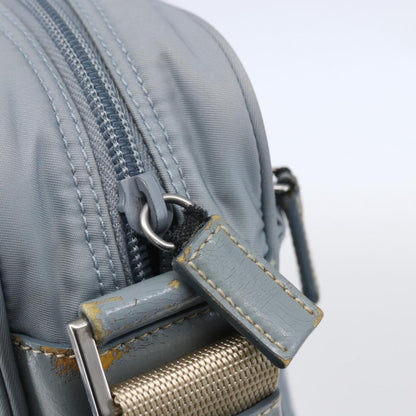 Prada Front Pocket Camera Bag Tessuto, Blue, Nylon, Shoulder Bag