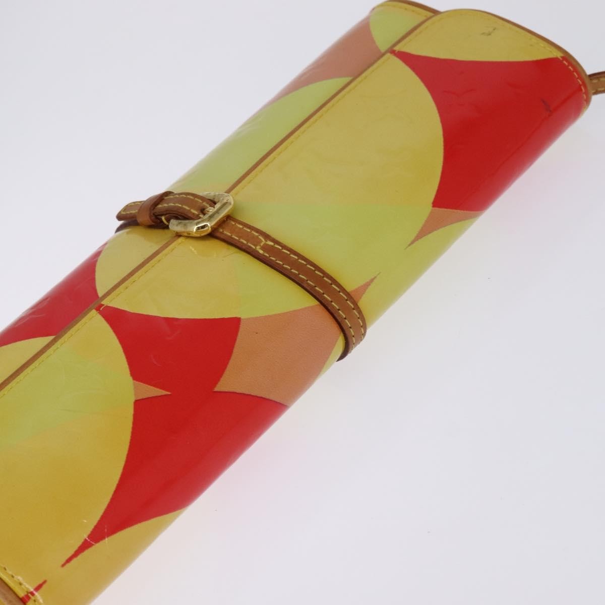 Louis Vuitton Fleurs Pochette Printed Monogram Vernis, MULTICOLOUR, PATENT_LEATHER, Clutche & pouche