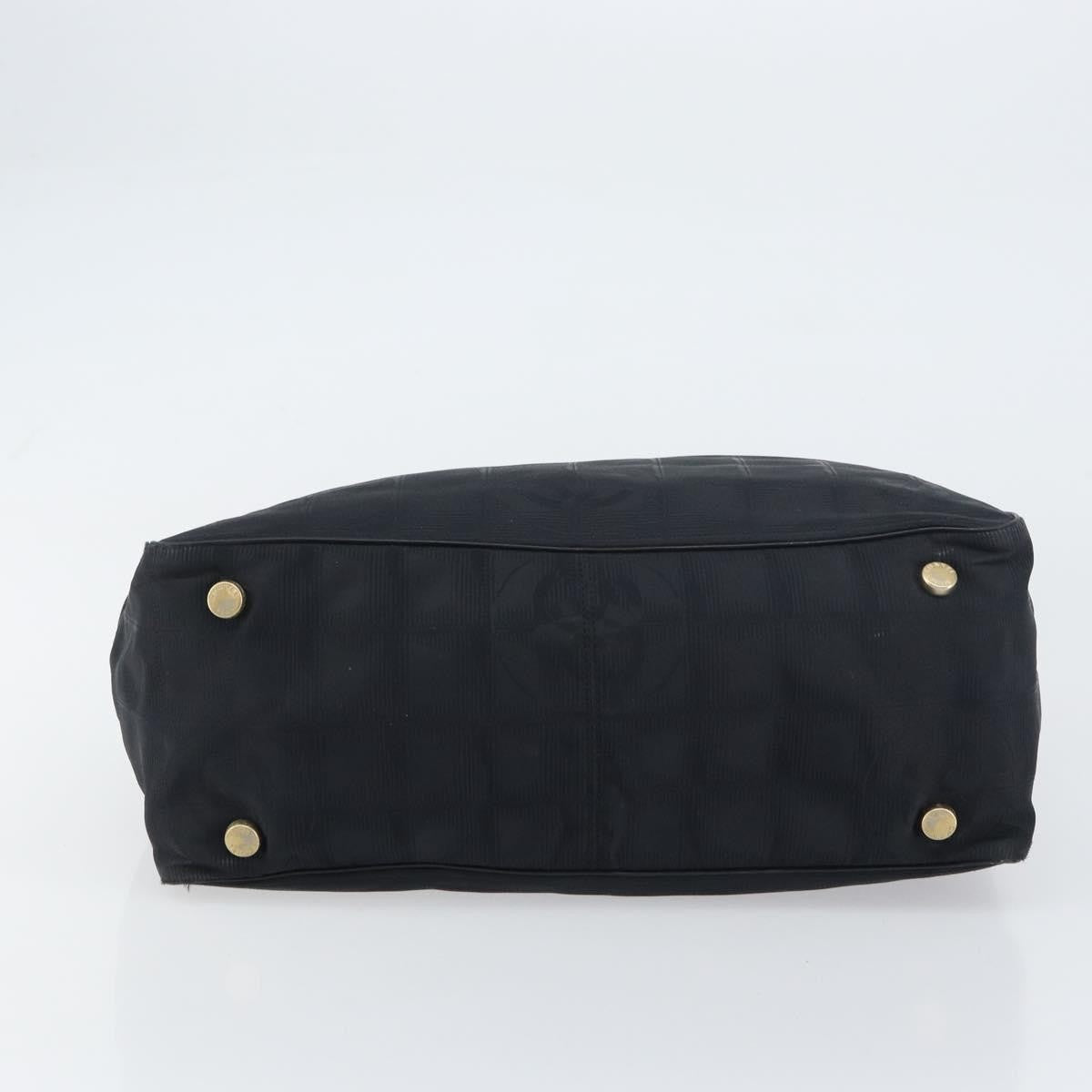 Chanel Travel Line Tote Nylon, BLACK, NYLON, Tote bag