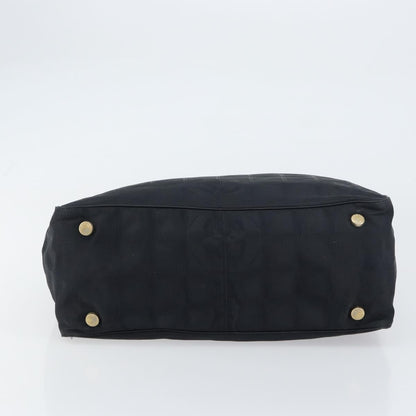 Chanel Travel Line Tote Nylon, BLACK, NYLON, Tote bag