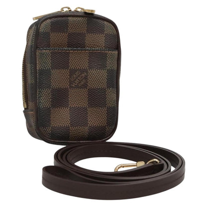 Louis Vuitton Etui Okapi Camera Case Damier, BROWN, CANVAS, Travel bag