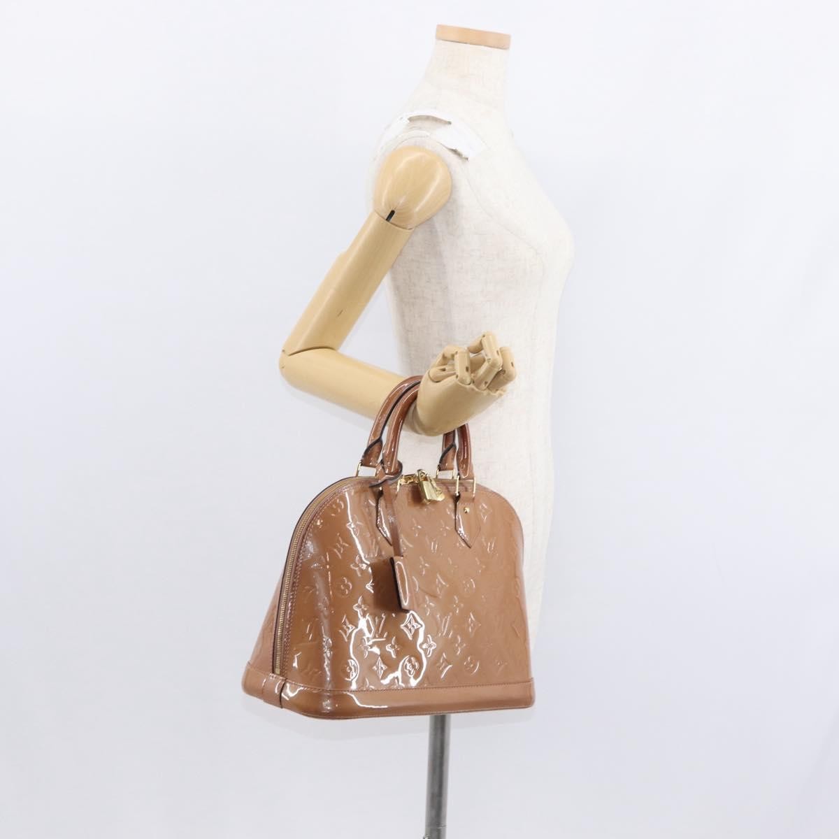 Louis Vuitton Alma Handbag Patent Leather, PINK, PATENT_LEATHER, Handbag