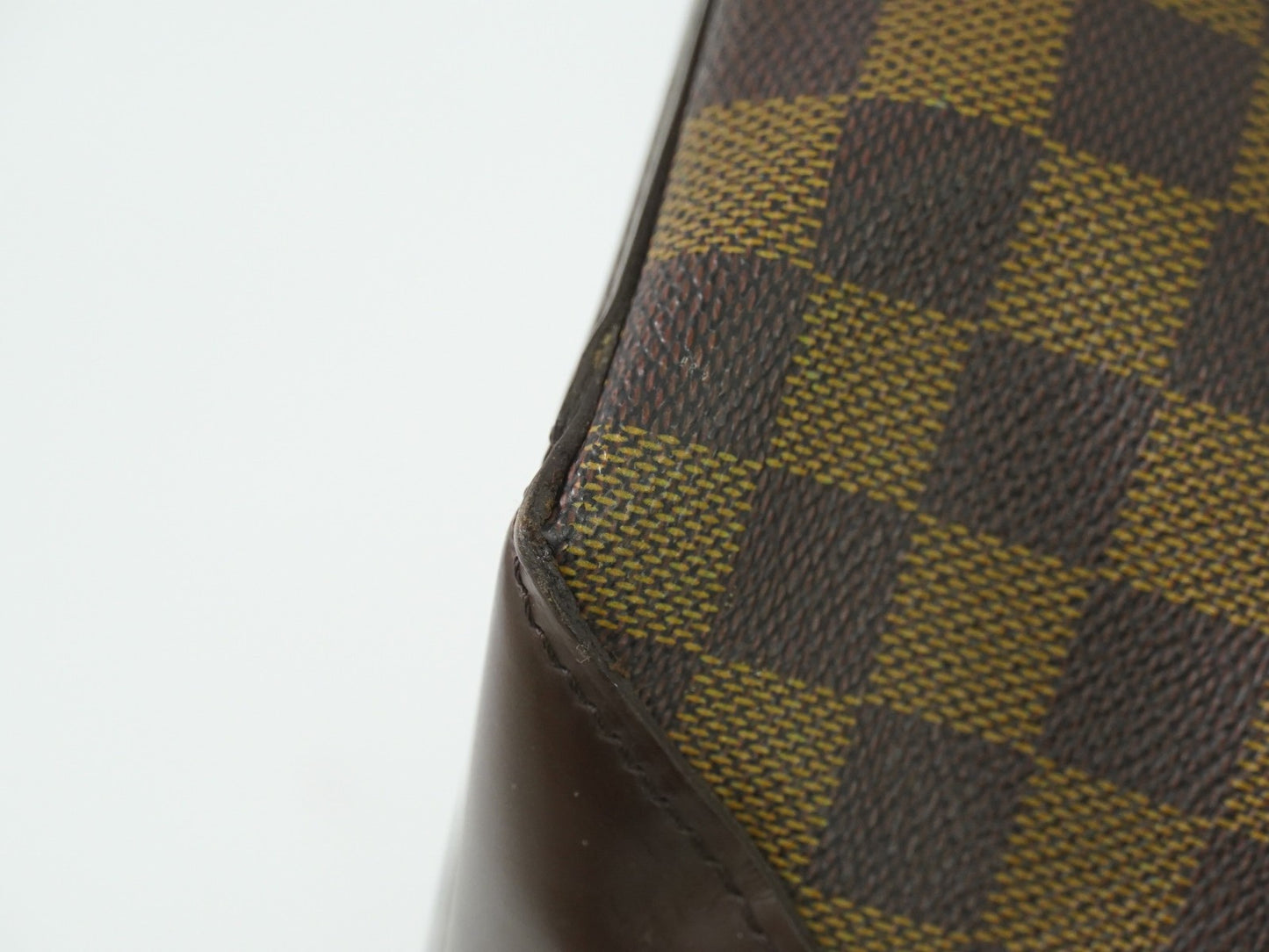 Louis Vuitton Cabas Mezzo Damier, BROWN, CANVAS, Tote bag