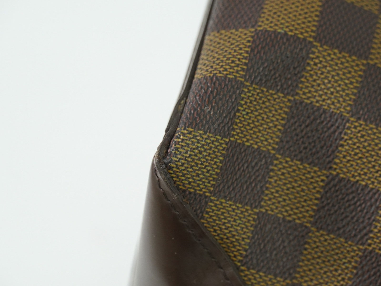 Louis Vuitton Cabas Mezzo Damier, BROWN, CANVAS, Tote bag