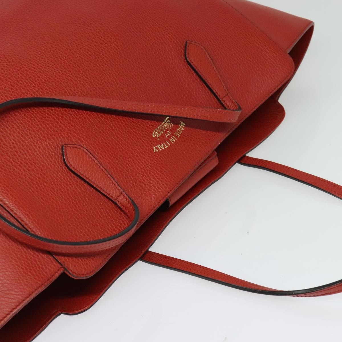Gucci Swing Tote Leather, RED, LEATHER, Tote bag