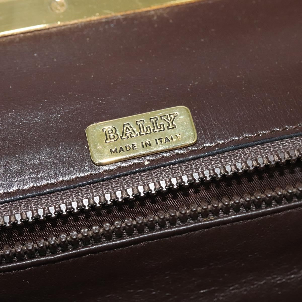 Bally Vintage Shoulder Bag Leather, BROWN, LEATHER, Shoulder bag