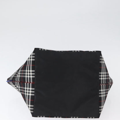 Burberry Nova Check Handbag Nylon, BLACK, NYLON, Handbag