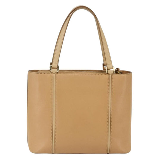 Burberry Vintage Handbag Leather, BEIGE, LEATHER, Handbag
