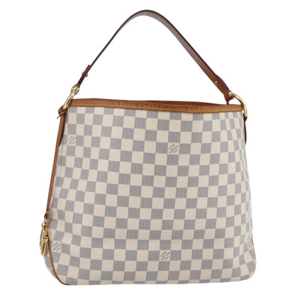 Louis Vuitton Delightful NM Handbag Damier, WHITE, CANVAS, Handbag