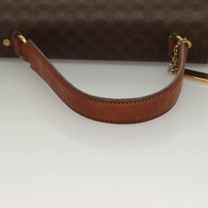 Celine Triomphe vintage handbag Macadam canvas, BROWN, CANVAS, Handbag