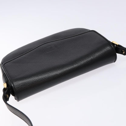 Burberry Flap Shoulder Bag Leather, BLACK, LEATHER, Shoulder bag
