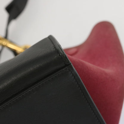 Celine Trapeze Bag Leather with Suede, MULTICOLOUR, LEATHER, Handbag