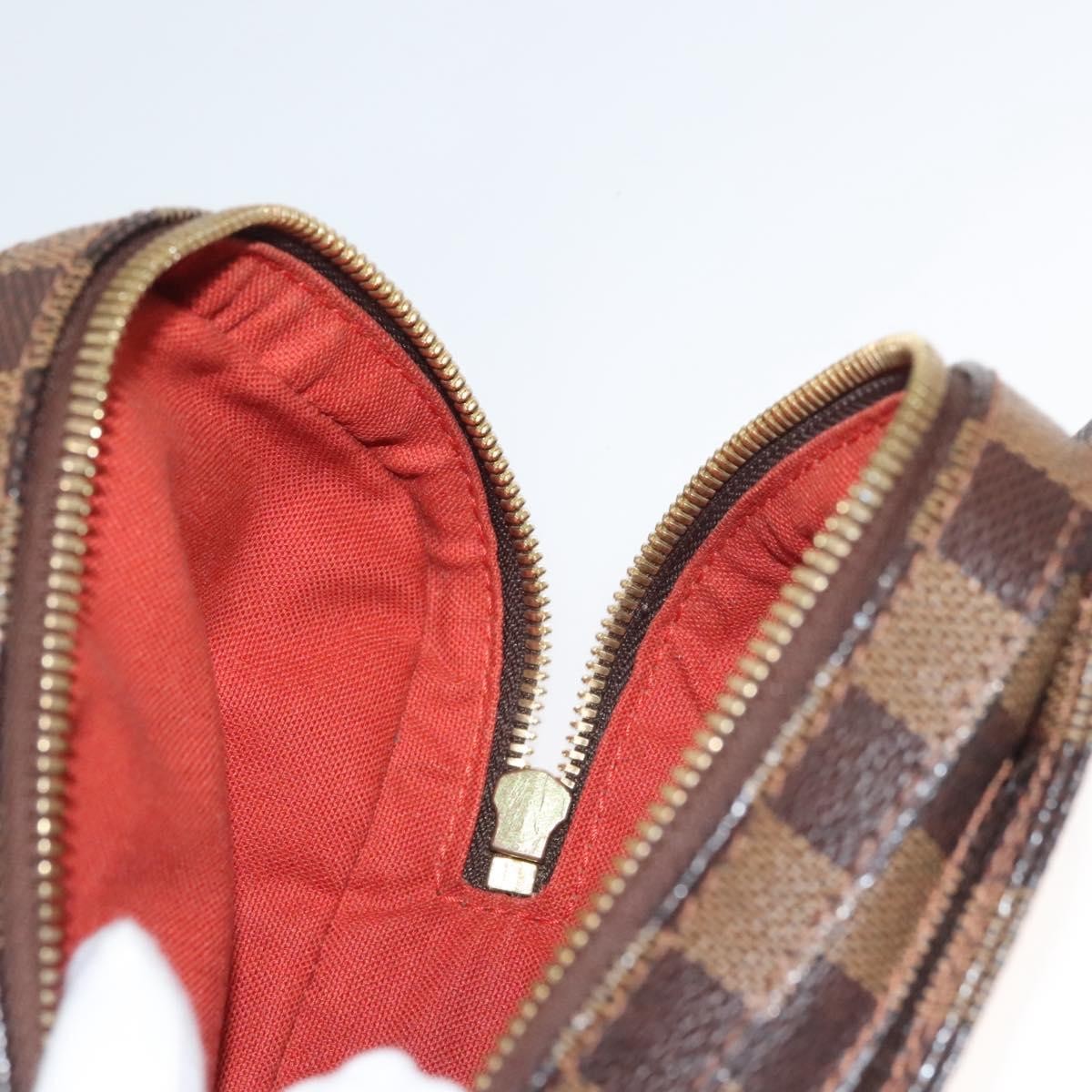 Louis Vuitton Geronimos Waist Bag Damier, BROWN, CANVAS, Travel bag