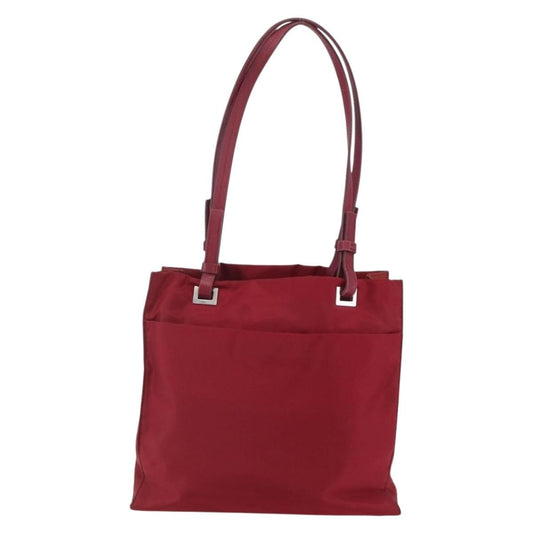Prada Vintage Tote Tessuto, RED, NYLON, Tote bag