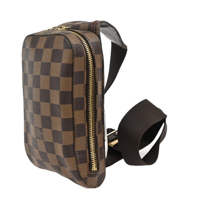 Louis Vuitton Geronimos Waist Bag Damier, BROWN, CANVAS, Travel bag