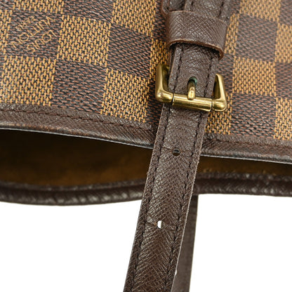 Louis Vuitton Marais Bucket Bag Damier, BROWN, CANVAS, Shoulder bag