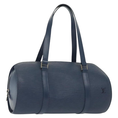 Louis Vuitton Soufflot Handbag Epi Leather, BLUE, LEATHER, Shoulder bag