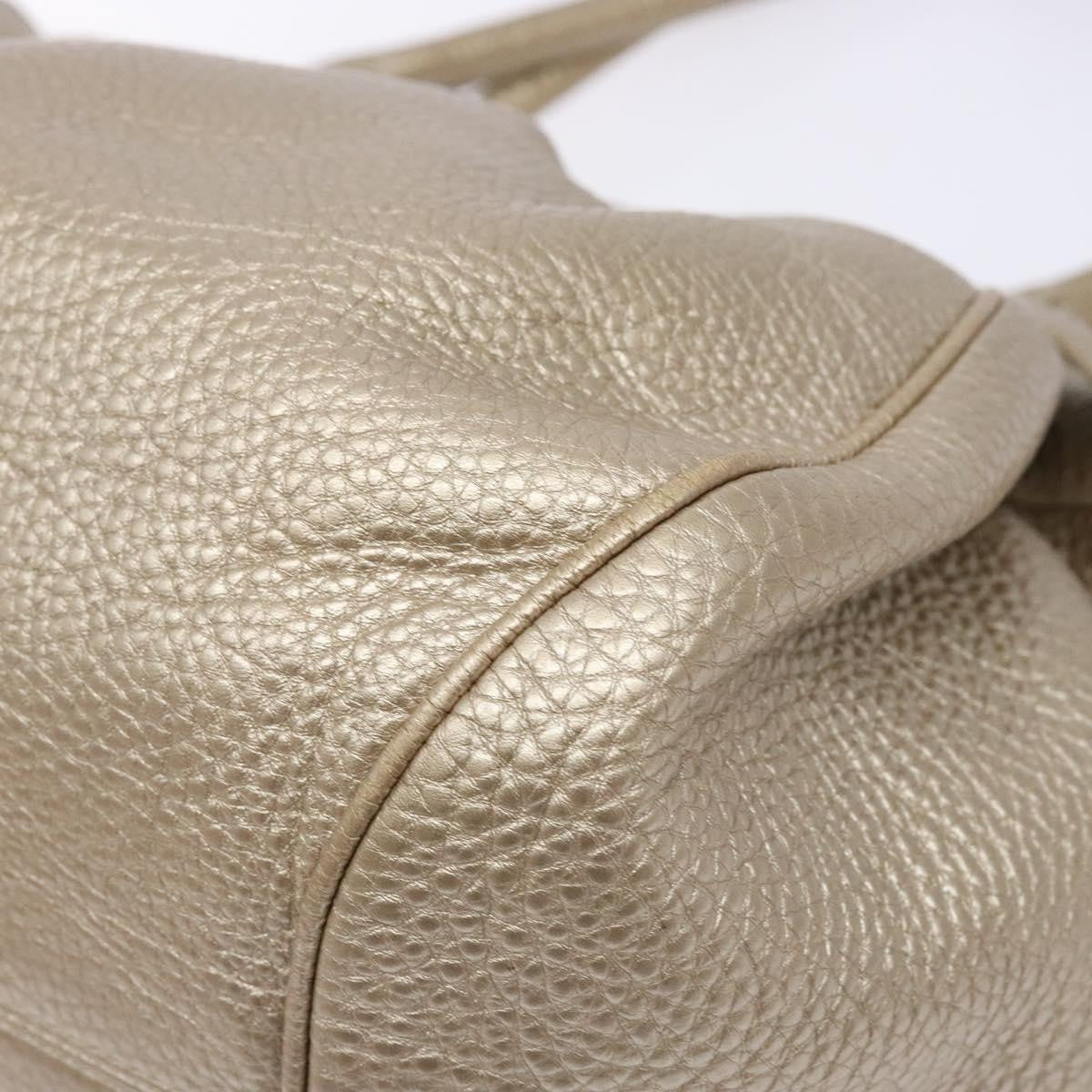 Salvatore Ferragamo Marisa Satchel Leather, GOLD, LEATHER, Handbag