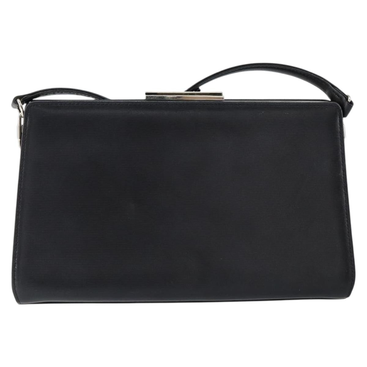 Valentino Garavani Vintage shoulder bag Leather, BLACK, LEATHER, Shoulder bag