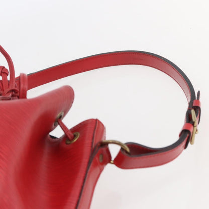 Louis Vuitton Noe Handbag Epi leather, RED, LEATHER, Shoulder bag