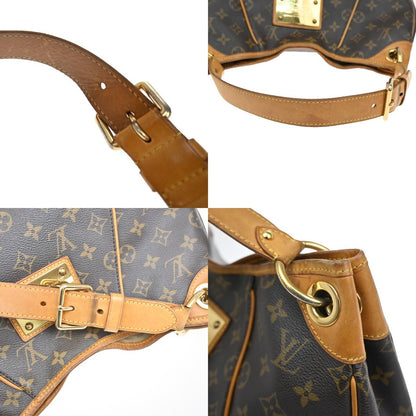 Louis Vuitton Galliera Handbag Monogram Canvas, BROWN, CANVAS, Shoulder bag