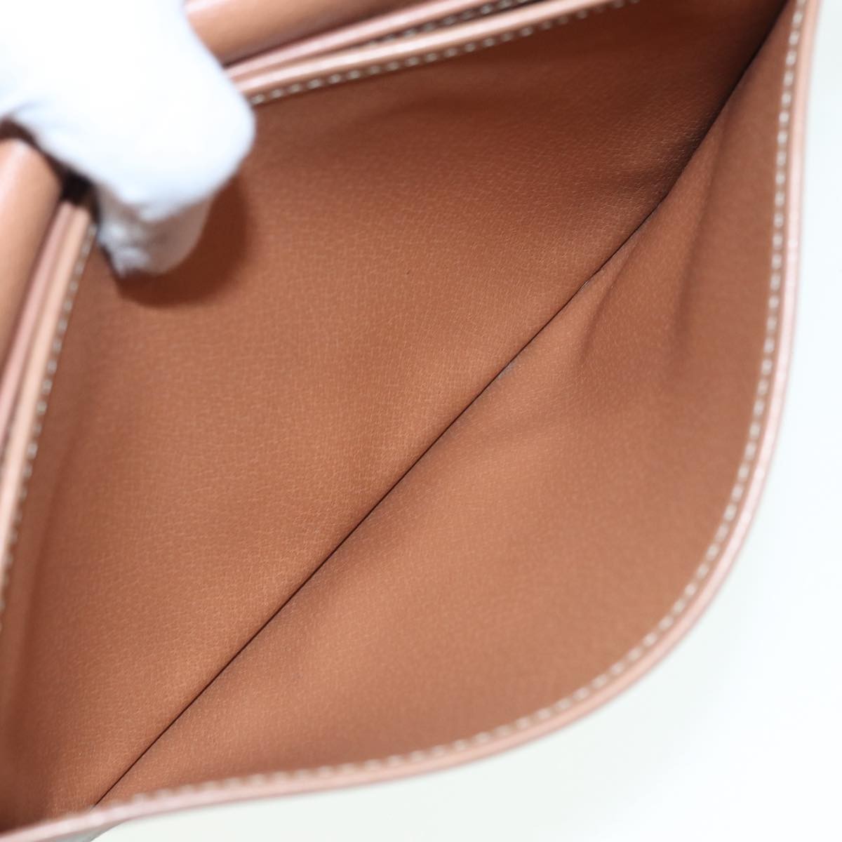 Celine Vintage Saddle Flap Shoulder Bag Macadam Coated Canvas, BROWN, CANVAS, Shoulder bag