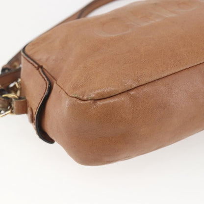 Chloe Vintage Shoulder Bag Leather, BROWN, LEATHER, Shoulder bag